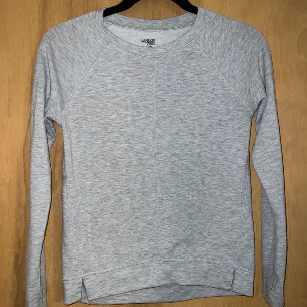 Girls Long Sleeve Grey Sweatshirt